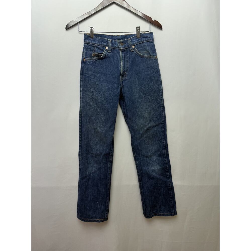VINTAGE Levis Youth Jeans Sz 12 Reg Blue (24x26) Orange Tab No Tags